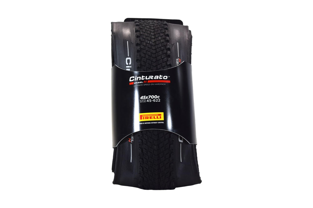 Pirelli Cinturato Gravel H 45-622 (700 x 45c) Gravel Bike Tire Designed for Compact Terrain - SpeedGRIP Compound for Superior Grip in All Weather - High Puncture Protection (1 Tire)