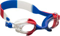 Cressi Seahorse Anti-Fog Safety Goggles, Blue/White/Red, Adjustable, UV Protection