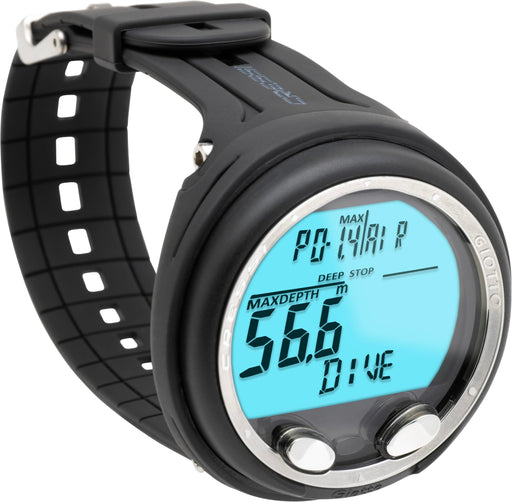 Cressi Giotto Scuba Diving Wrist Computer, Black/Silver