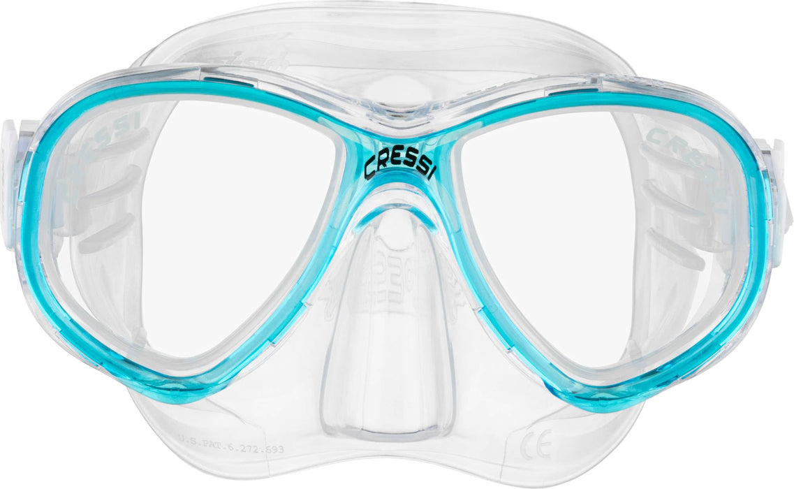 Cressi Perla Jr, Clear/Aquamarine