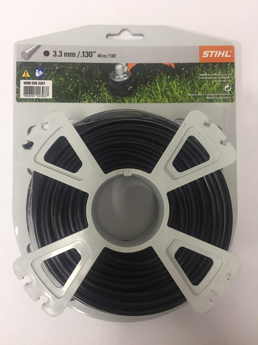 Stihl 0000-930-2347 trimmer line, round 3,3 mm x 38 m, black