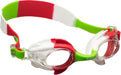 Cressi Seahorse Green/White/Red Adjustable Swim Goggles