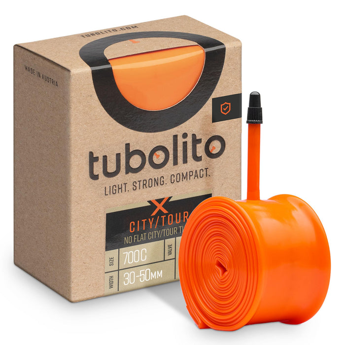 Tubolito X-Tubo-City/Tour TPU Inner Tube 700C - Puncture-Proof Bike Inner Tube | Fits Tire Widths 30mm to 50mm | Low Maintenance | Rim and Disc Brake Compatibility