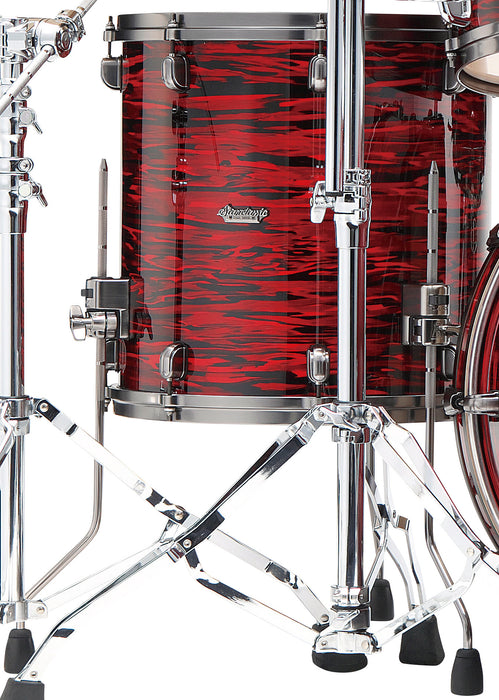 TAMA Starclassic Maple Duracover Wrap Floor Tom 14" x 14" - Red Oyster/Smoked Black Nickel HW