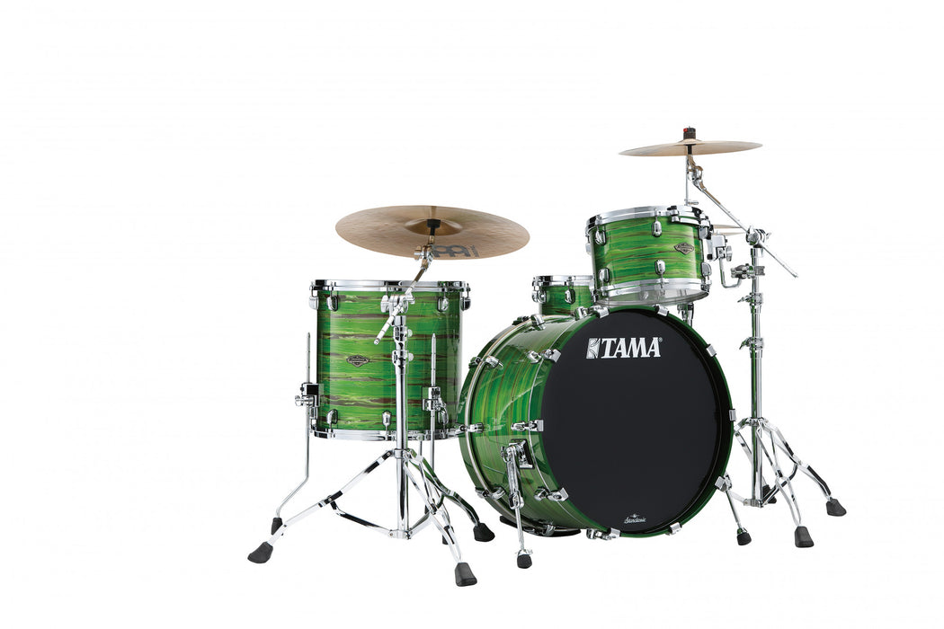 TAMA Starclassic Walnut/Birch Lacquer Shell Kit 3 pcs - Lacquer Shamrock Oyster/Chrome HW