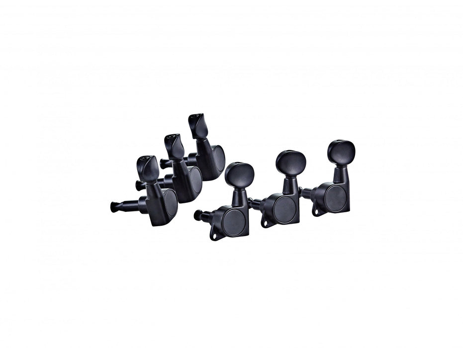 ORTEGA 3+3 Guitar Tuning Machines - Black
