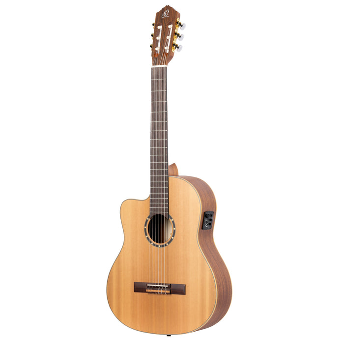 ORTEGA Family Series Pro 4/4 Classical Guitar 6 String Lefty - Solid Cedar / Mahogany Natural + Gig Bag