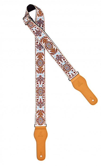 ORTEGA Creative Series Guitar Cotton Strap - Classic White