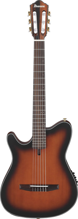 IBANEZ FRH Lefty Nylon String Guitar 6-String- Brown Sunburst Flat