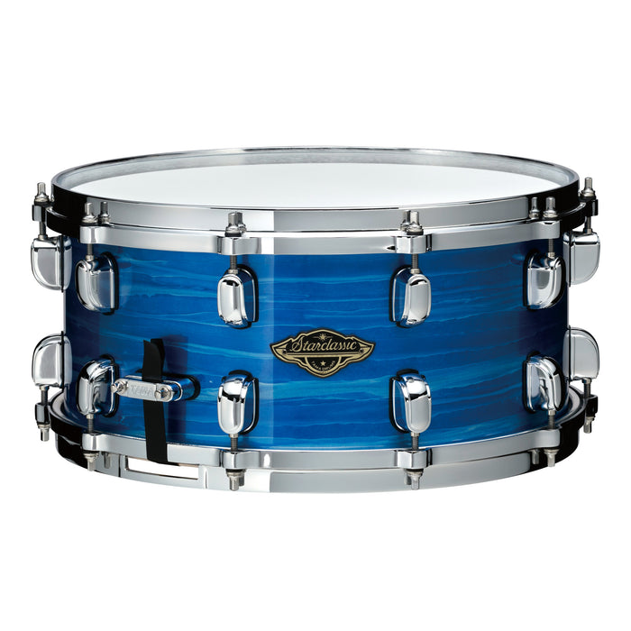 TAMA Starclassic Walnut/Birch Snare Drum 14" x 6,5" - Lacquer Ocean Blue Ripple/Chrome HW