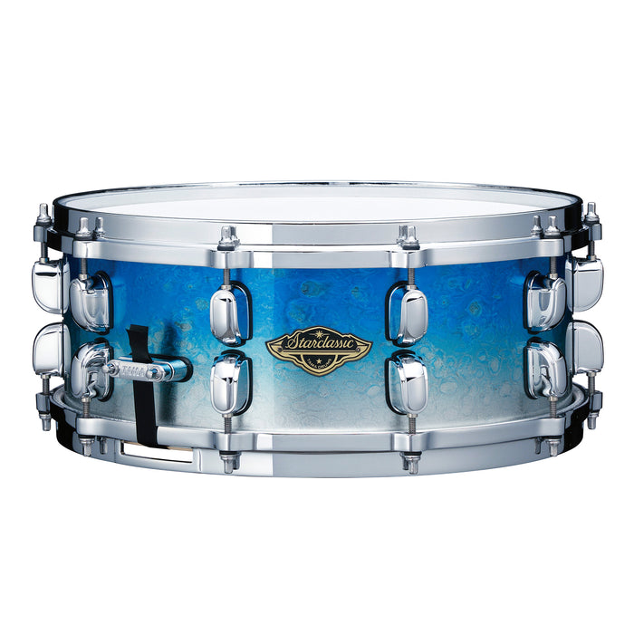 TAMA Starclassic Walnut/Birch Snare Drum 14" x 5,5" - Molten Blue Ice Fade/Chrome HW