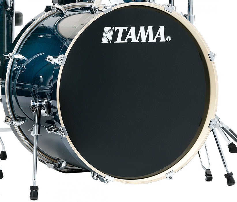 TAMA Imperialstar Bass Drum - 20" x 16" Hairline Blue/Chrome HW