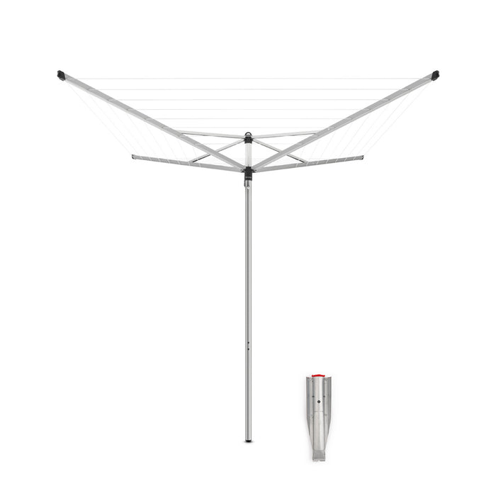 Brabantia Topspinner garden dryer 40m grey for ground 146909