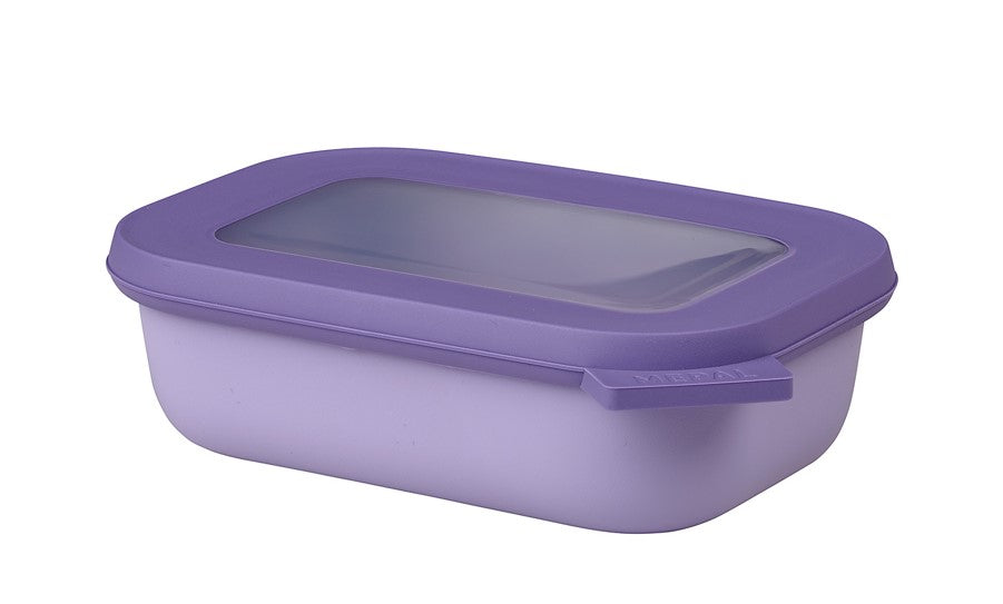 Mepal Cirqula rectangular bowl 500ml Nordic Lilac 106251074600