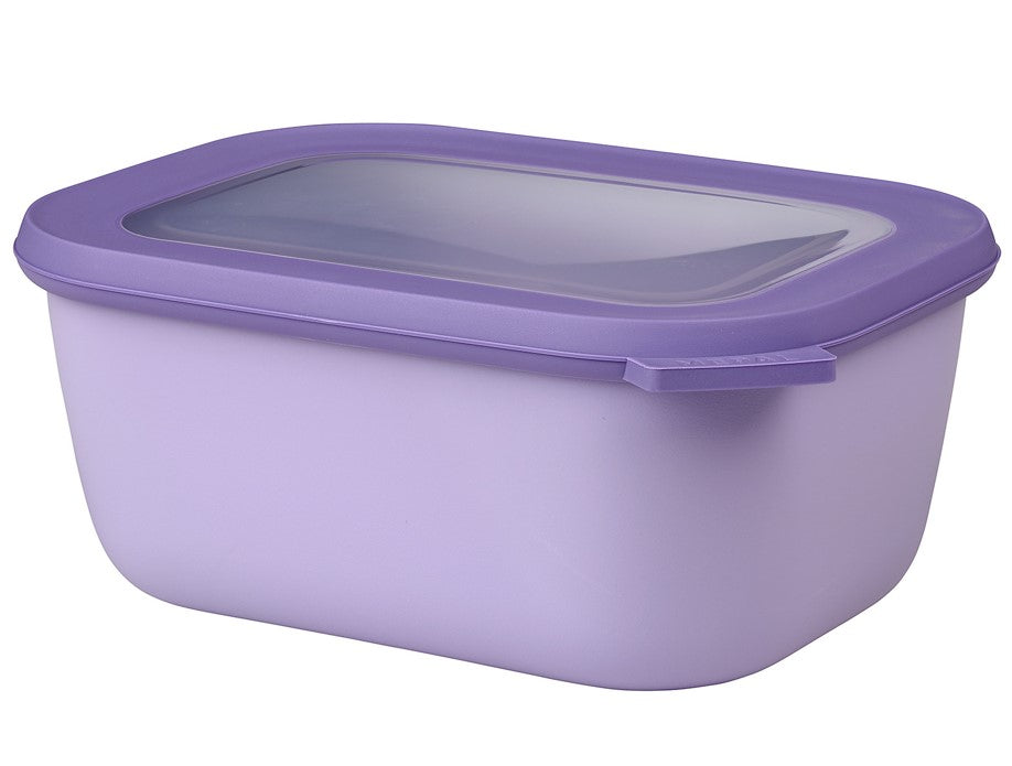 Mepal Cirqula rectangular bowl 1500ml Nordic Lilac 106257074600