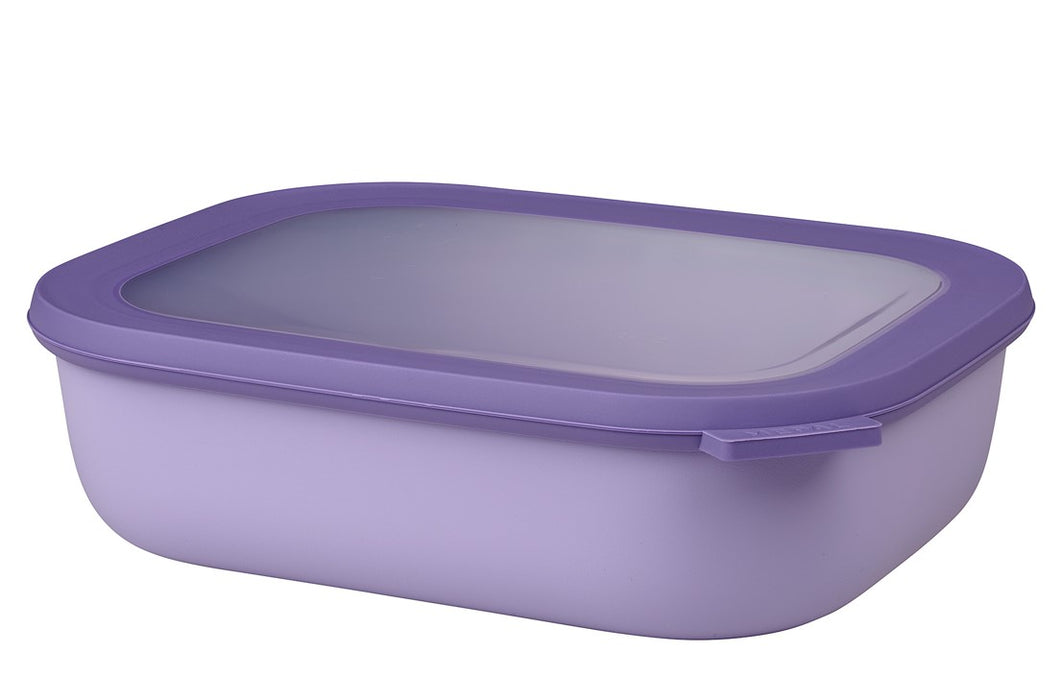 Mepal Cirqula rectangular bowl 2000ml Nordic Lilac 106259074600