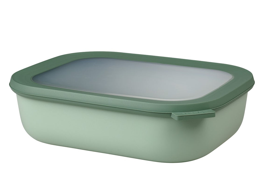 Mepal Cirqula rectangular bowl 2000ml Nordic Jade 106259094700