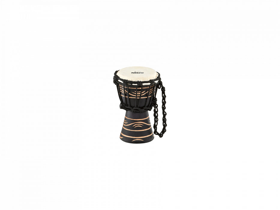 NINO Percussion Moon Rhythm Series Original African Style Rope Tuned Wood Djembe - 4 1/2"