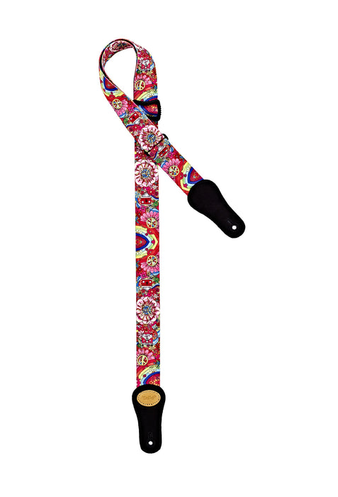 KEIKI Designer Series Nylon Ukulele Strap - "Peace '68"