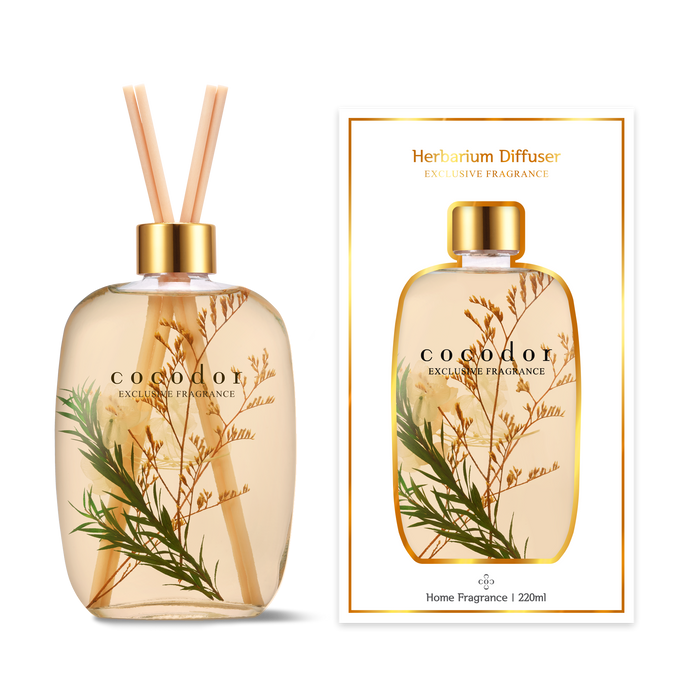 Cocodor Herbarium fragrance diffuser with sticks 220 ml Deep Musk PDI30399
