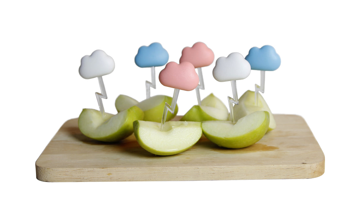 Qualy Cloud Party serving toothpicks QL10255-BU-PK