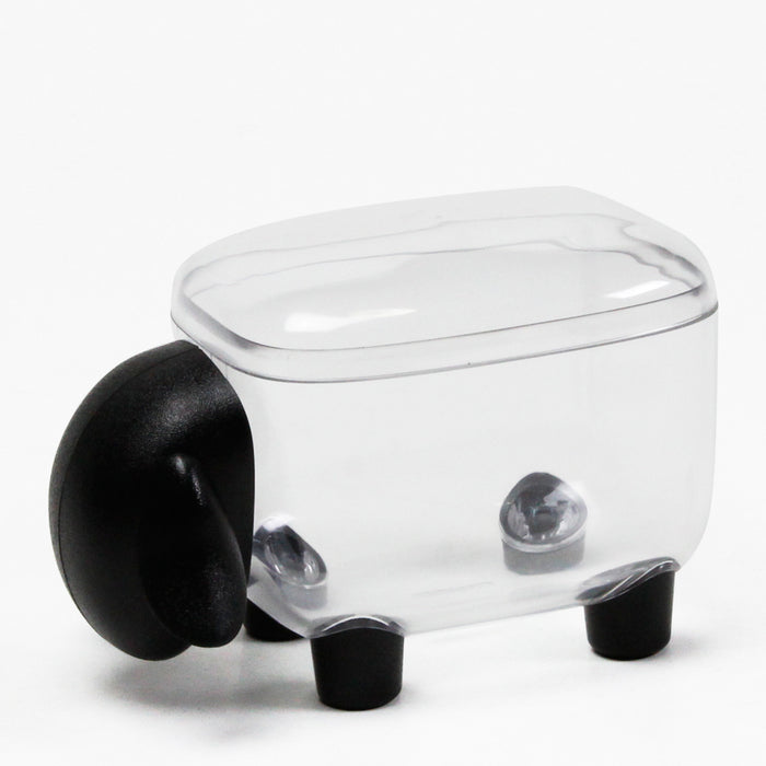 Qualy Sheep trans./black paperclip holder 10259-CL