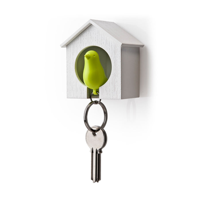Qualy Key hanger booth white/green.10091-WH-GN