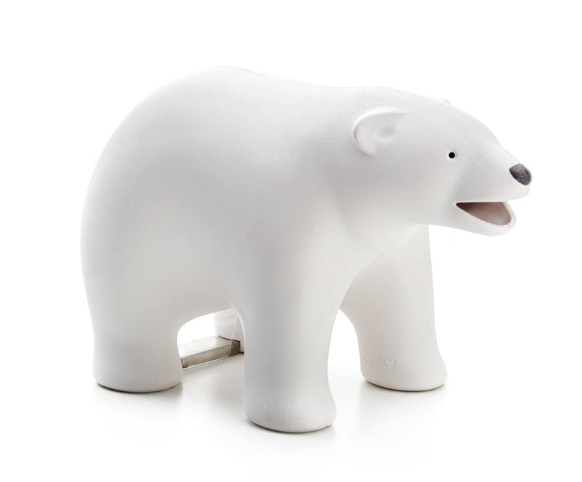 Qualy Teddy bear tape dispenser white 10208-WH