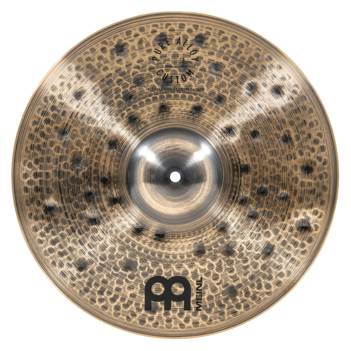 MEINL Cymbals Pure Alloy Custom Extra Thin Hammered Crash - 16"