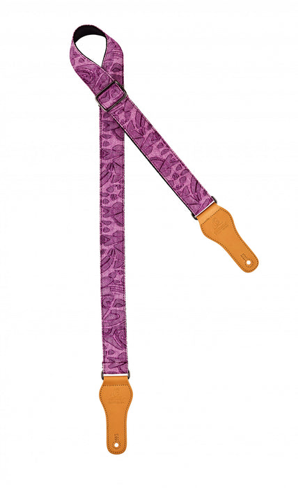 ORTEGA Spring Series Ukulele Cotton Strap - Purple Jean