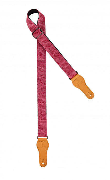 ORTEGA Spring Series Ukulele Cotton Strap - Pink Jean