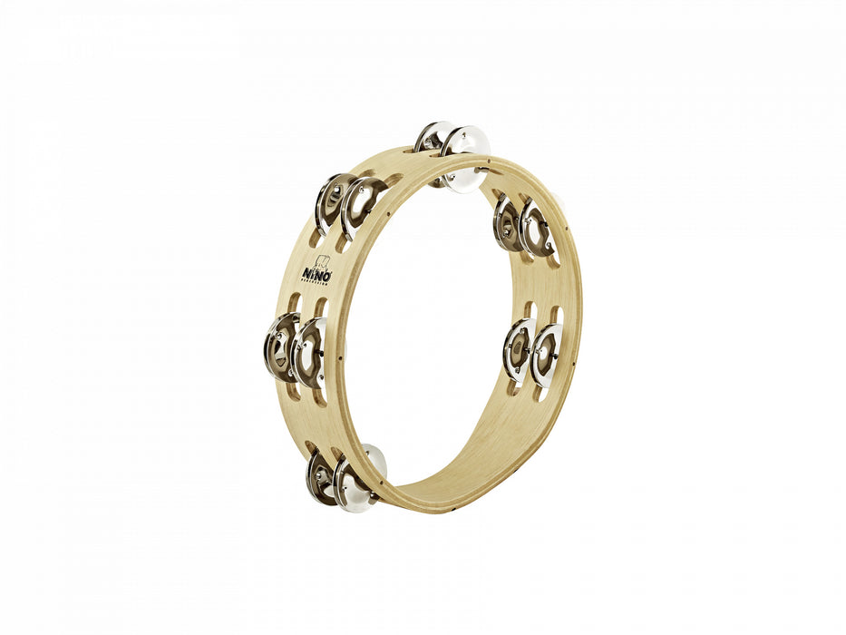 NINO Percussion Wood Tambourine - 8"