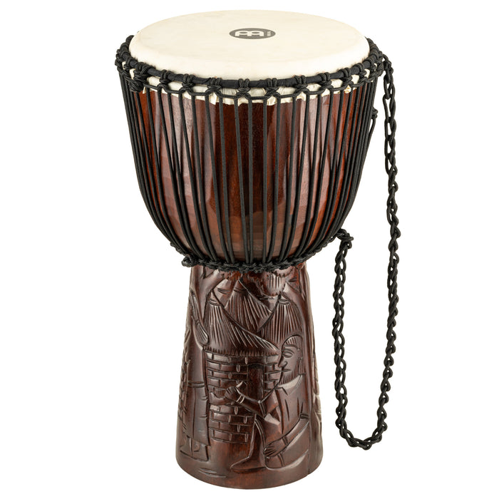 MEINL Percussion Professional African Style Djembe 12" - Village Carving