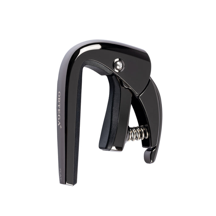 ORTEGA Flat Guitar Capo - Black Chrome