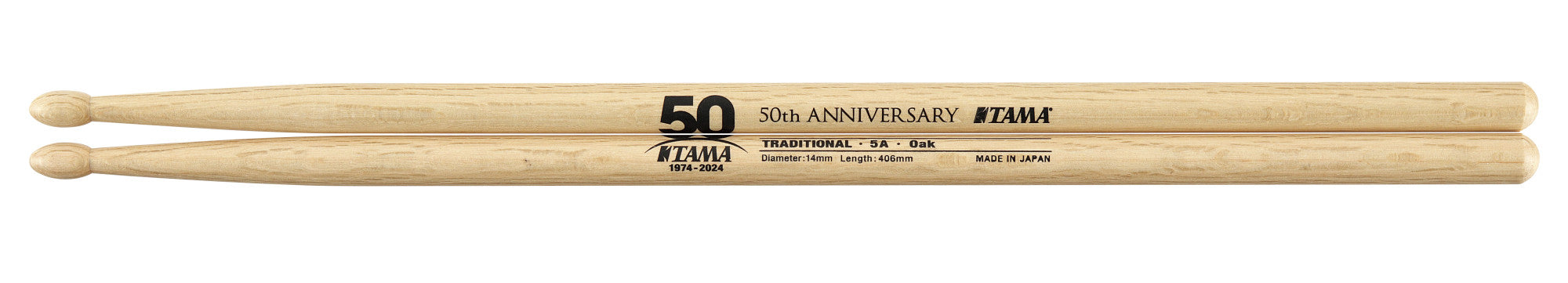 TAMA 50th Anniversary 5A Drum Sticks - 1 Pair