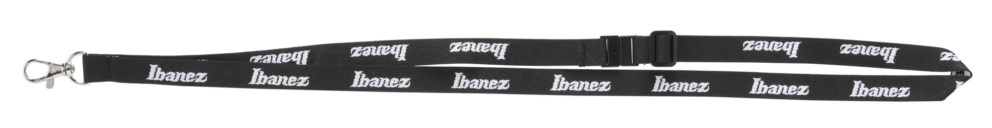 IBANEZ Lanyard Black, White Logos