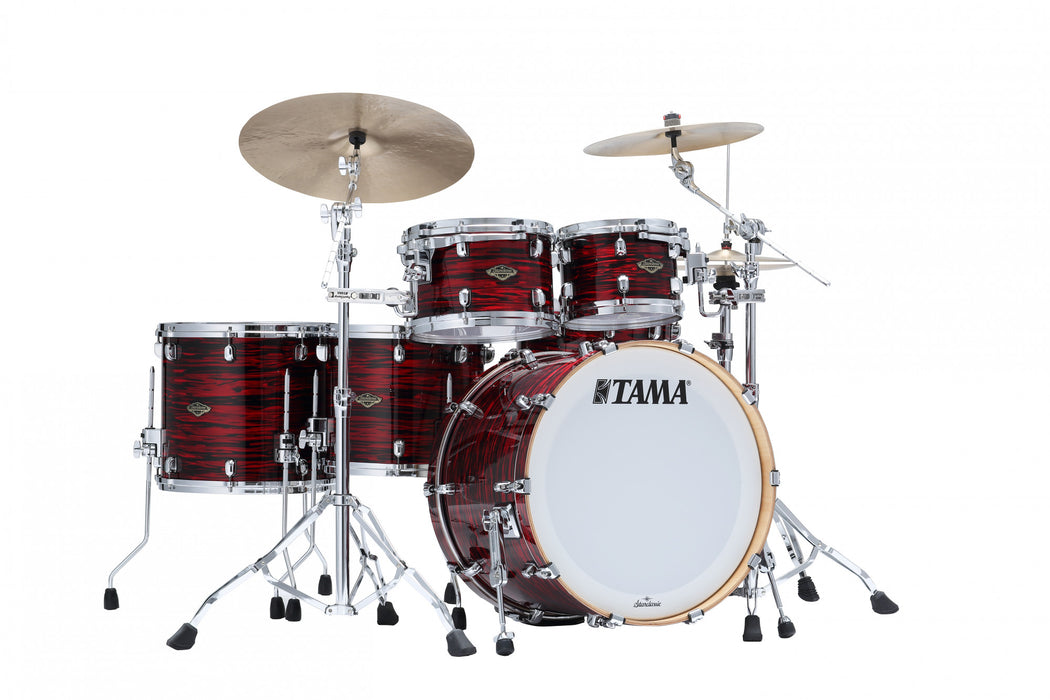TAMA Starclassic Walnut/Birch Duracover Wrap Shell Kit 5 pcs - Red Oyster/Chrome HW