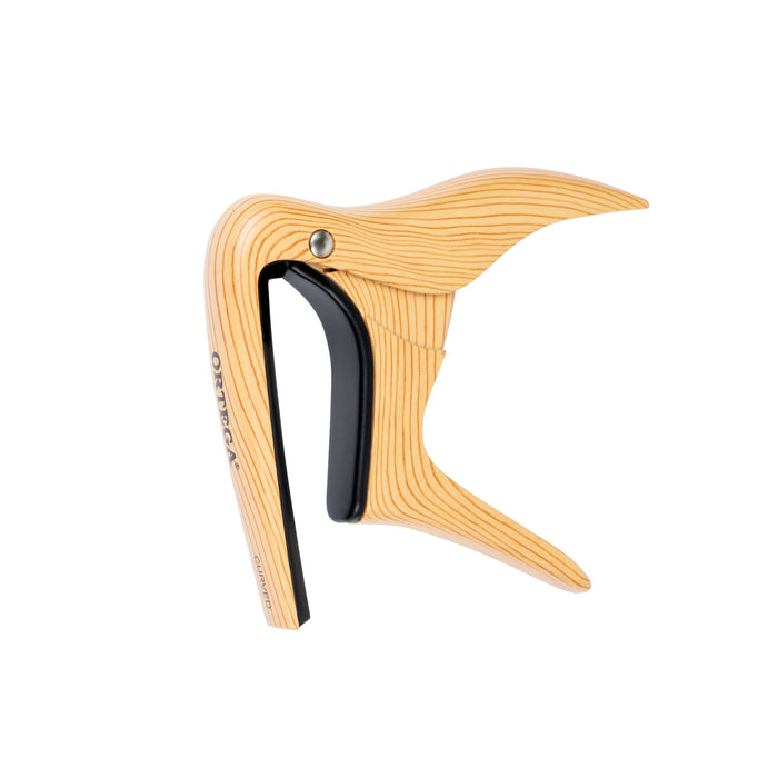 ORTEGA Curved Guitar Capo - Maple Design