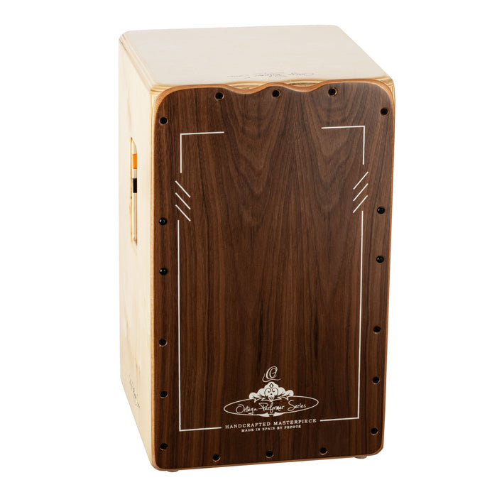 ORTEGA Performer Series Cajon - Walnut / Baltic Birch Natural