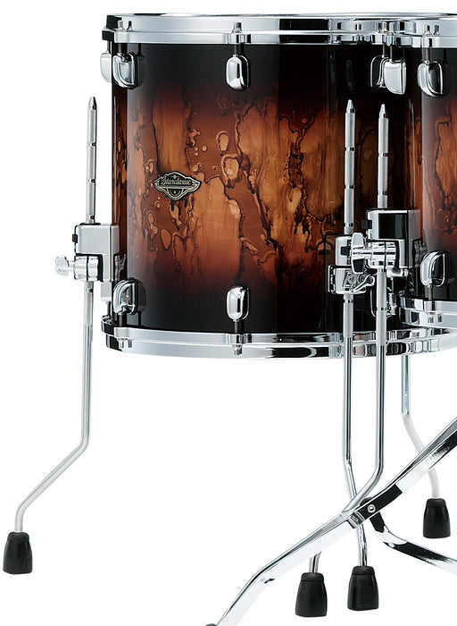 TAMA Starclassic Walnut/Birch Lacquer Floor Tom 14" x 14" - Molten Brown Burst/Chrome HW