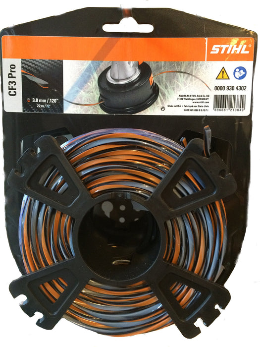 Stihl 0000-930-4302 Line CF3 Pro 3.0 mm x 21 m