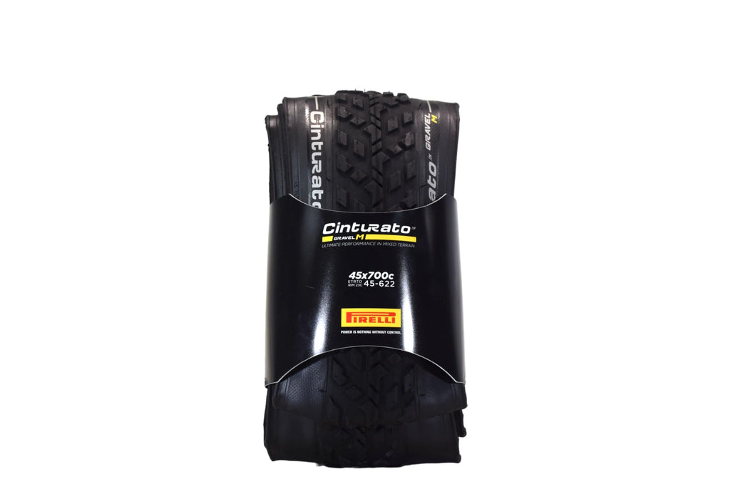 Pirelli Cinturato Gravel M 45-622 (700 x 45c) Gravel Bike Tire - Gravel-Specific Design for Varied Surfaces - SpeedGRIP Compound for Superior Performance (1 Tire)