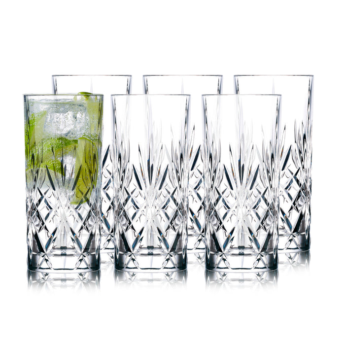 Lyngby Glas Melodia crystal glass tall glasses 360 ml 6 pieces 916105