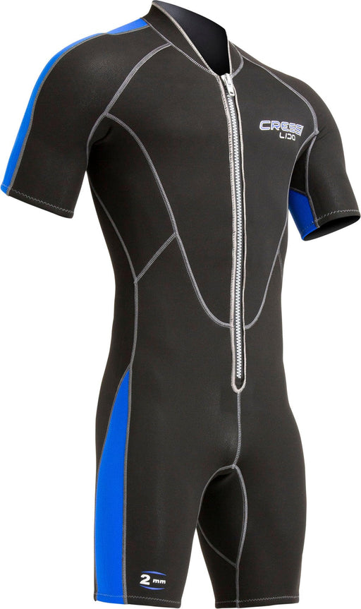 Cressi Lido Neoprene Short, Black/Blue, XL