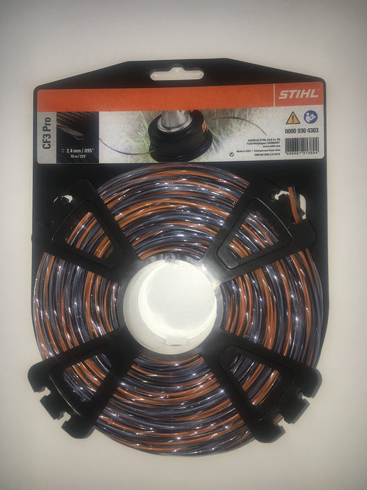 Stihl 0000-930-4303 Line CF3 Pro 2.4 mm x 70 m