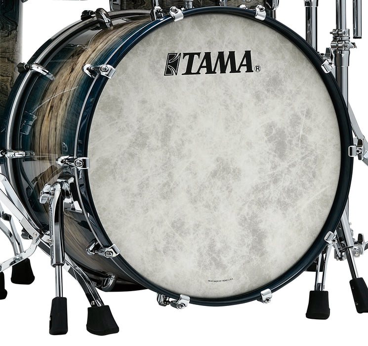 TAMA STAR Walnut Bass Drum 20" x 14" - Indigo Japanese Sen Burst/Chrome HW