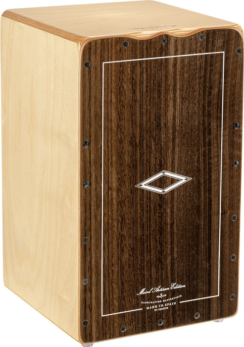 MEINL Percussion Artisan Edition Series String Cajon Tango Line - Brown Eucalyptus