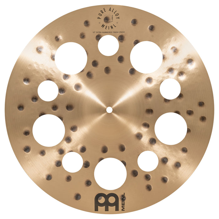 MEINL Cymbals 18" Pure Alloy Extra Hammered Trash Crash