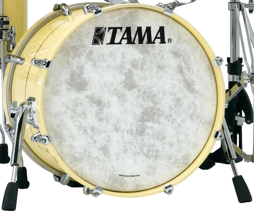 TAMA STAR Walnut Bass Drum 22" x 16" - Antique White/Chrome HW