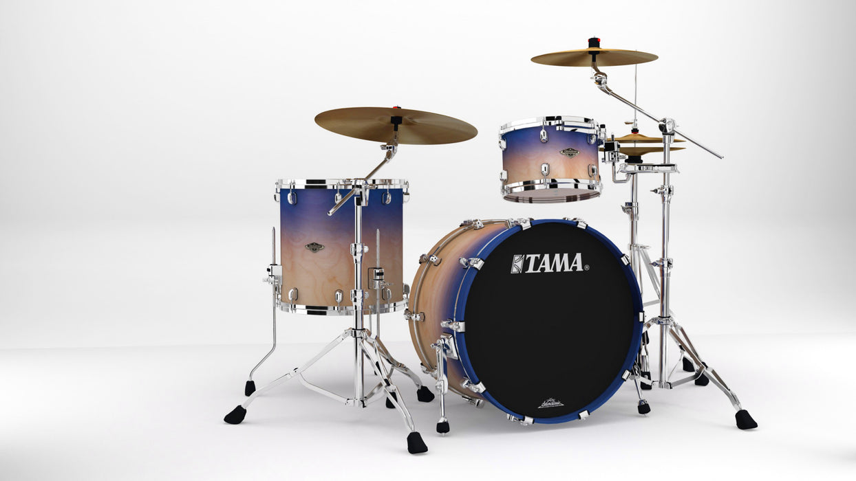 TAMA Starclassic Walnut/Birch Lacquer Shell Kit 3 pcs - Satin Purple Atmosphere Fade/Chrome HW